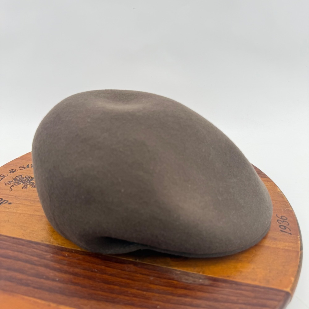 Vintage Pendleton Flat Cap Mens Large Brown 100% Virgin Wool Newsboy Ivy Hat - Picture 9 of 10
